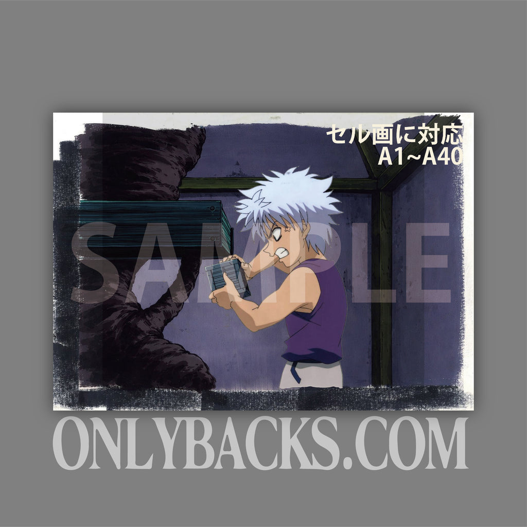 HHB-471514 HUNTER×HUNTER キルア セル画 背景画合致